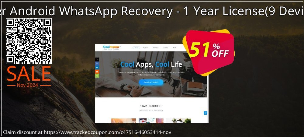 Coolmuster Android WhatsApp Recovery - 1 Year License - 9 Devices, 3 PCs  coupon on World Password Day promotions