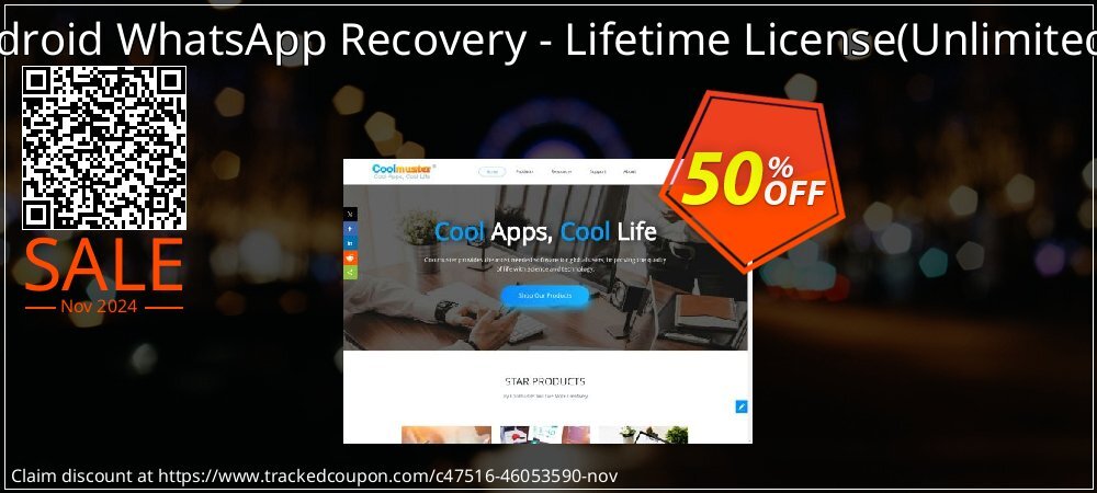 Coolmuster Android WhatsApp Recovery - Lifetime License - Unlimited Devices, 1 PC  coupon on Mother Day offering discount