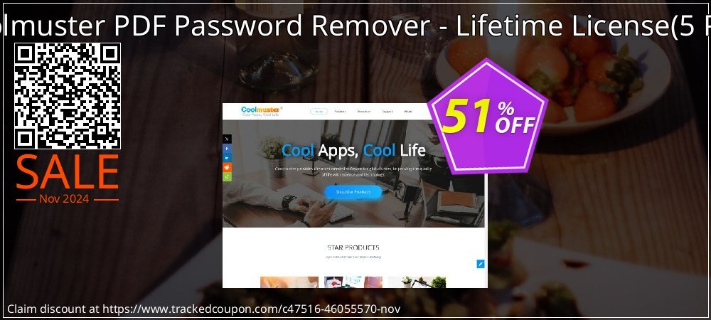 Coolmuster PDF Password Remover - Lifetime License - 5 PCs  coupon on Mother Day offering discount