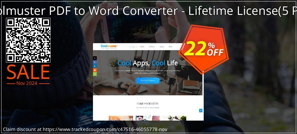 Coolmuster PDF to Word Converter - Lifetime License - 5 PCs  coupon on Easter Day offering discount