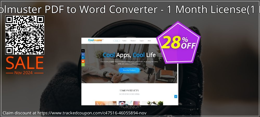 Coolmuster PDF to Word Converter - 1 Month License - 1 PC  coupon on World Password Day offering discount