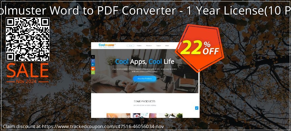 Coolmuster Word to PDF Converter - 1 Year License - 10 PCs  coupon on World Password Day sales