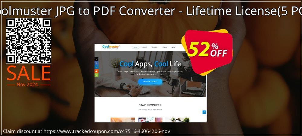 Coolmuster JPG to PDF Converter - Lifetime License - 5 PCs  coupon on National Loyalty Day sales