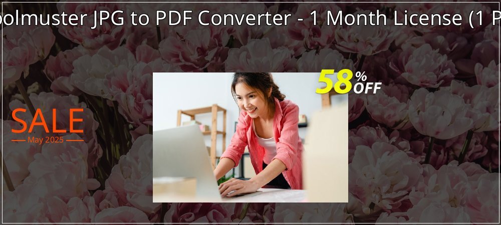 Coolmuster JPG to PDF Converter - 1 Month License - 1 PC  coupon on World Bicycle Day offer