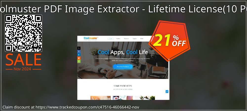 Coolmuster PDF Image Extractor - Lifetime License - 10 PCs  coupon on Working Day offering discount