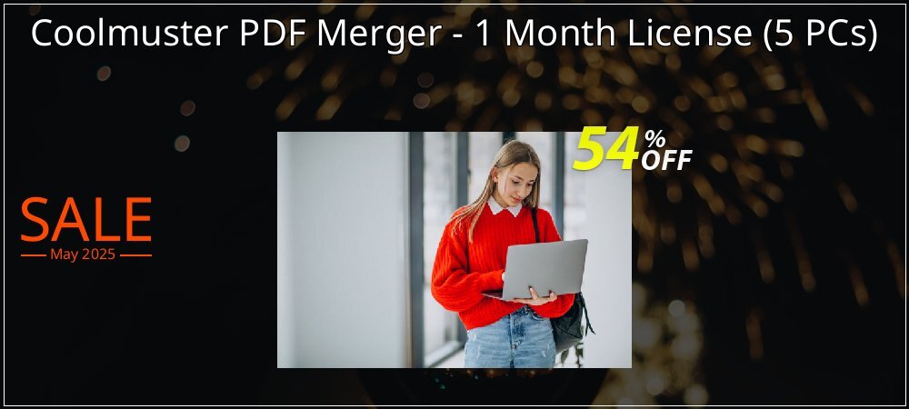 Coolmuster PDF Merger - 1 Month License - 5 PCs  coupon on Working Day discount