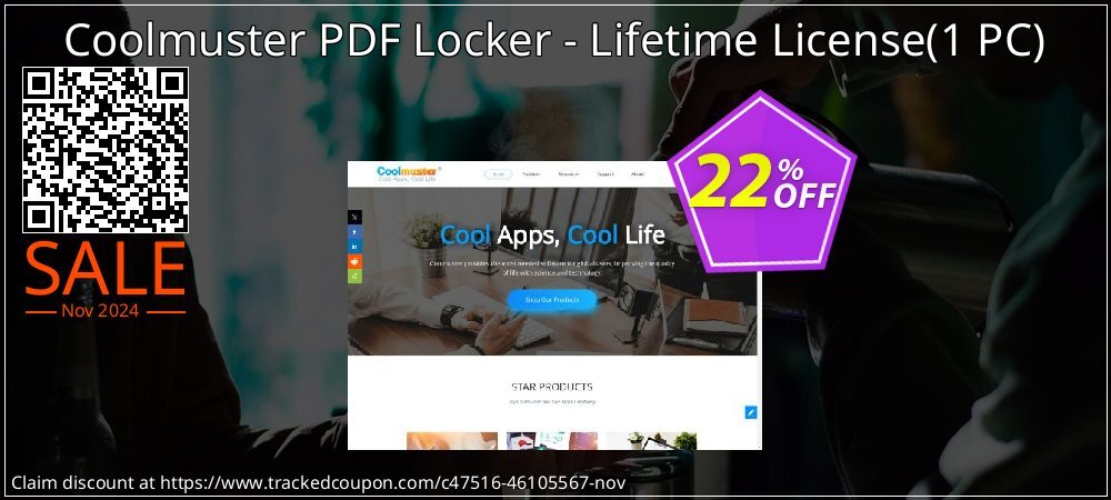 Coolmuster PDF Locker - Lifetime License - 1 PC  coupon on April Fools' Day offering sales