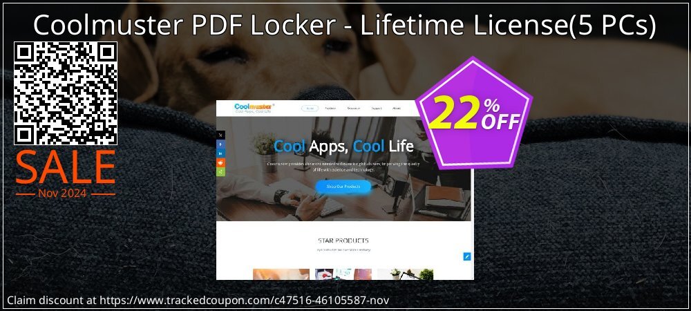 Coolmuster PDF Locker - Lifetime License - 5 PCs  coupon on Working Day promotions