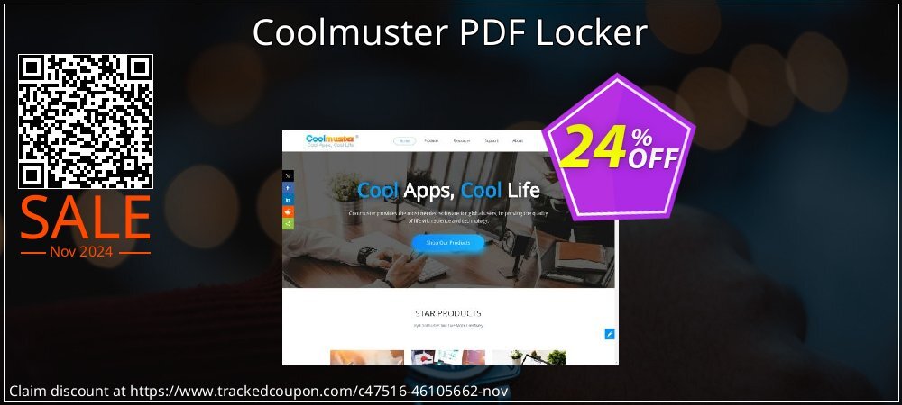 Coolmuster PDF Locker - 1 Year License - 1 PC  coupon on Working Day offer