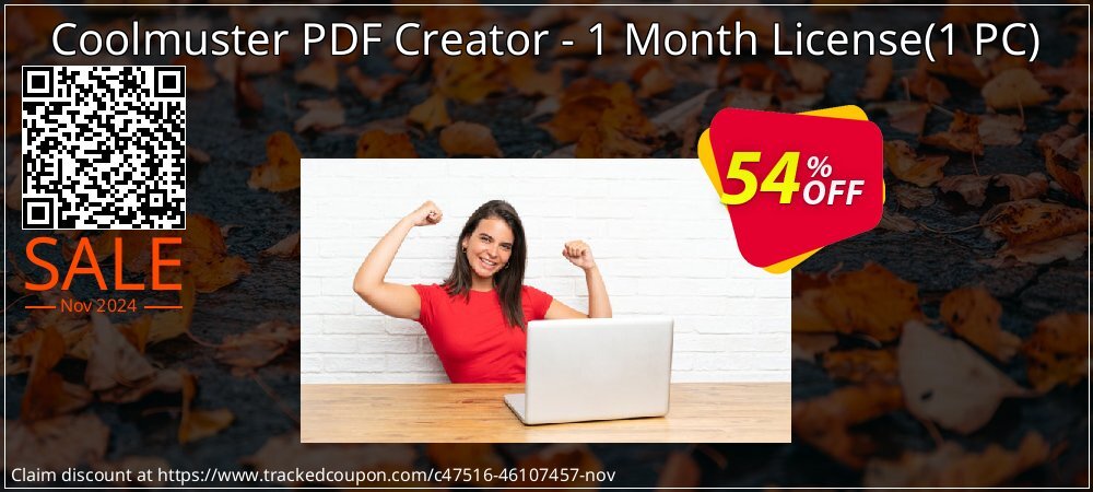 Coolmuster PDF Creator - 1 Month License - 1 PC  coupon on Working Day super sale