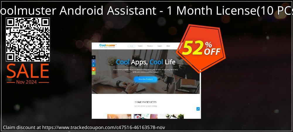 Coolmuster Android Assistant - 1 Month License - 10 PCs  coupon on Constitution Memorial Day discount
