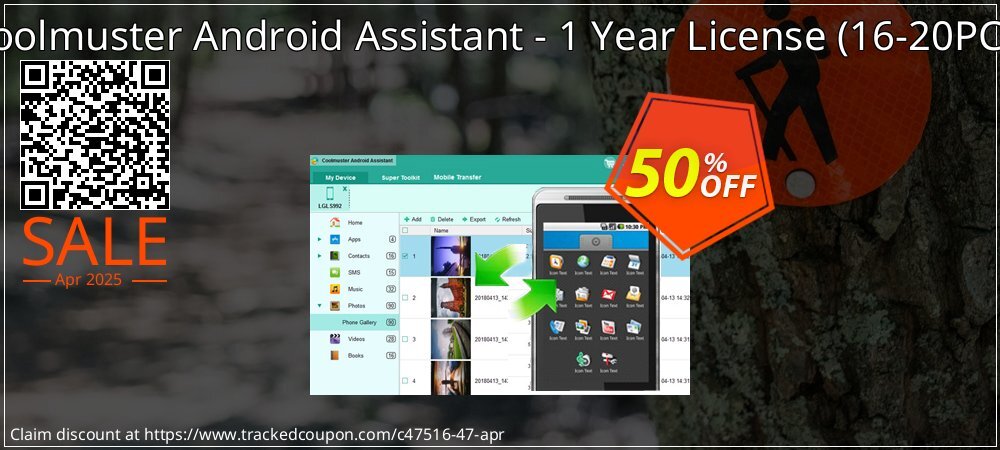 Coolmuster Android Assistant - 1 Year License - 20 PCs  coupon on April Fools' Day sales