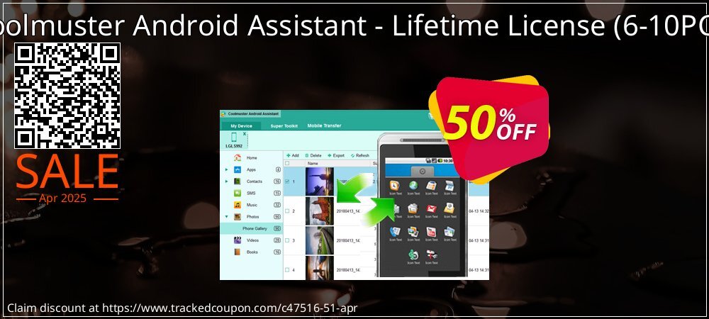 Coolmuster Android Assistant - Lifetime License - 6-10PCs  coupon on World Party Day offering discount