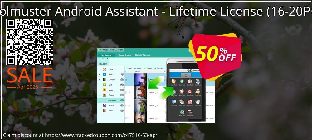 Coolmuster Android Assistant - Lifetime License - 20 PCs  coupon on Easter Day super sale