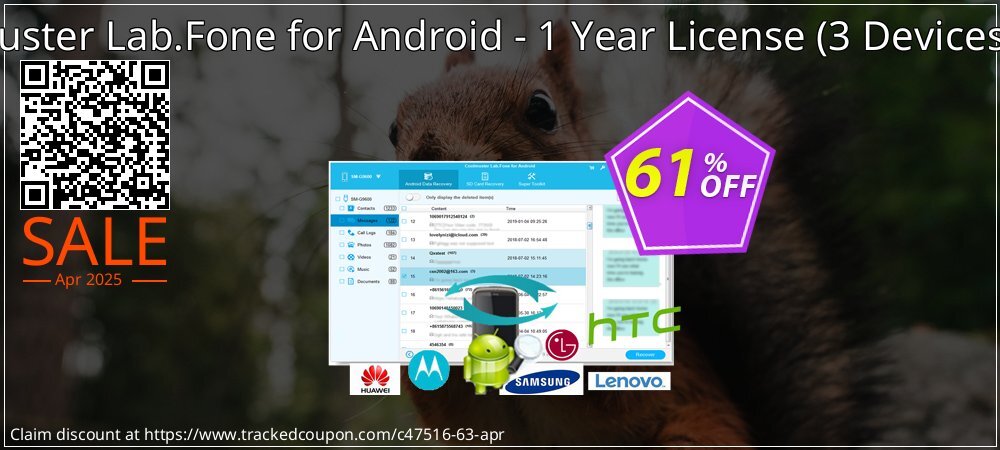 Coolmuster Lab.Fone for Android - 1 Year License - 3 Devices, 1 PC  coupon on Constitution Memorial Day promotions