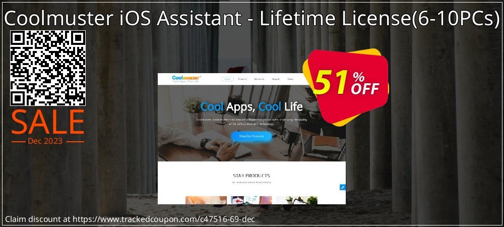 Coolmuster iOS Assistant - Lifetime License - 6-10PCs  coupon on Egg Day super sale
