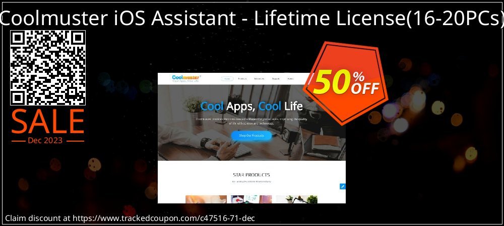 Coolmuster iOS Assistant - Lifetime License - 16-20PCs  coupon on World Whisky Day discounts