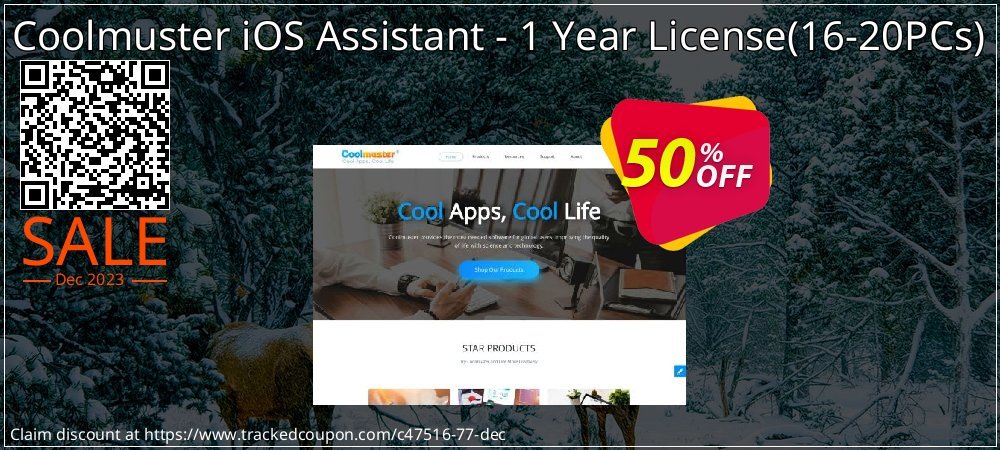 Coolmuster iOS Assistant - 1 Year License - 16-20PCs  coupon on April Fools Day offer