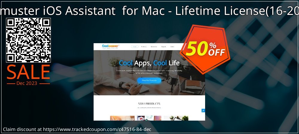 Coolmuster iOS Assistant  for Mac - Lifetime License - 16-20PCs  coupon on April Fools' Day sales