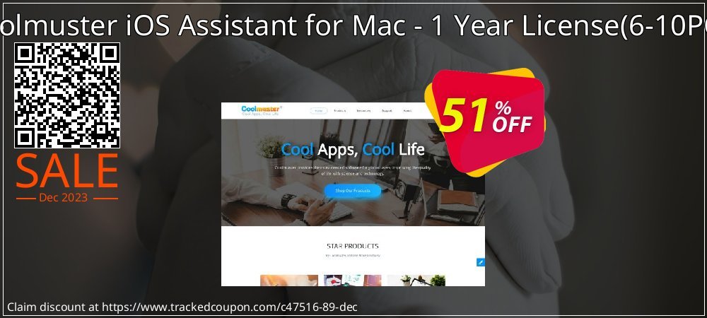 Coolmuster iOS Assistant for Mac - 1 Year License - 6-10PCs  coupon on April Fools' Day offering sales