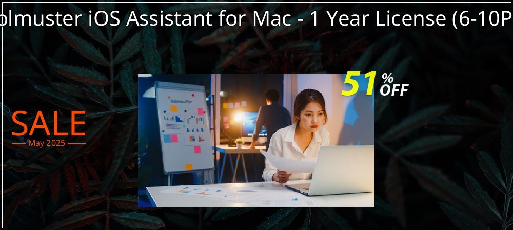 Coolmuster iOS Assistant for Mac - 1 Year License - 6-10PCs  coupon on National Smile Day discounts