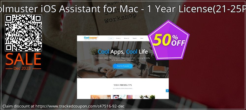Coolmuster iOS Assistant for Mac - 1 Year License - 21-25PCs  coupon on April Fools Day promotions