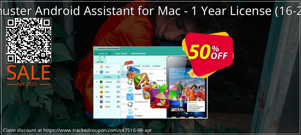 Coolmuster Android Assistant for Mac - 1 Year License - 20 PCs  coupon on Easter Day super sale