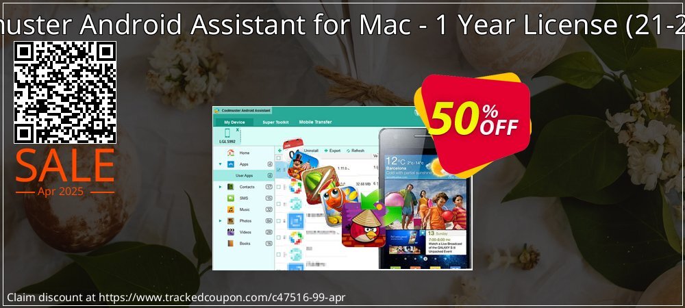 Coolmuster Android Assistant for Mac - 1 Year License - 25 PCs  coupon on National Smile Day promotions