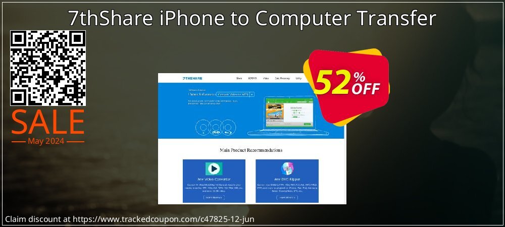 7thShare iPhone to Computer Transfer coupon on National Memo Day offering sales