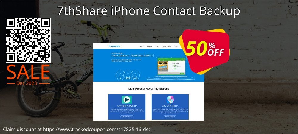 7thShare iPhone Contact Backup coupon on World Party Day promotions
