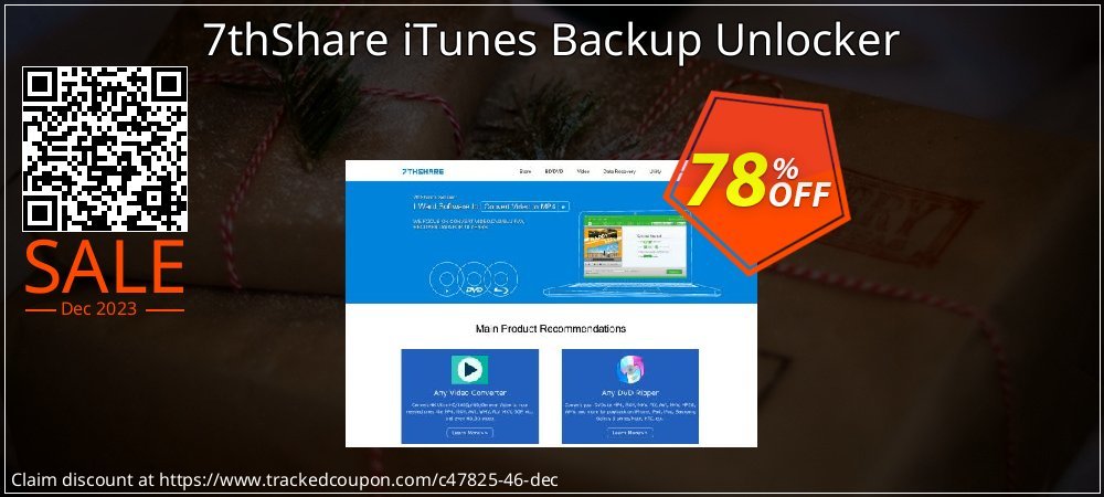 7thShare iTunes Backup Unlocker coupon on National Loyalty Day discount