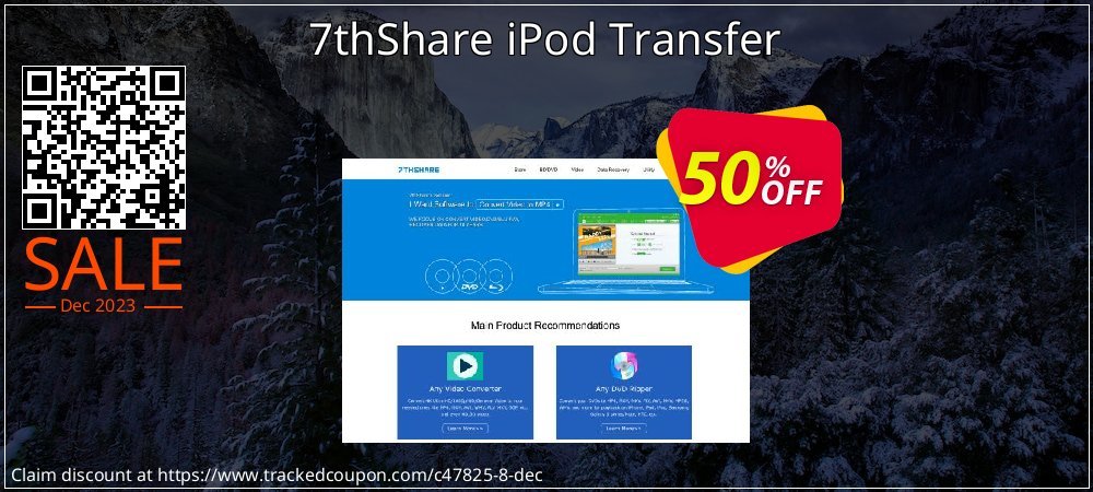 7thShare iPod Transfer coupon on Easter Day sales