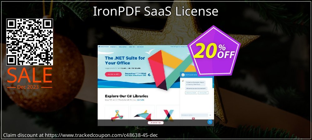 IronPDF SaaS License coupon on Mother Day offering sales