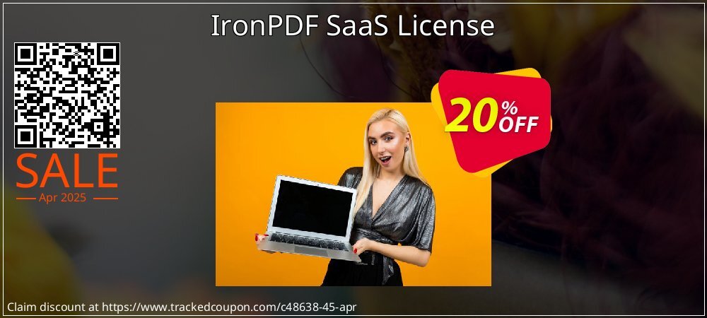 IronPDF SaaS License coupon on Mother Day offering sales