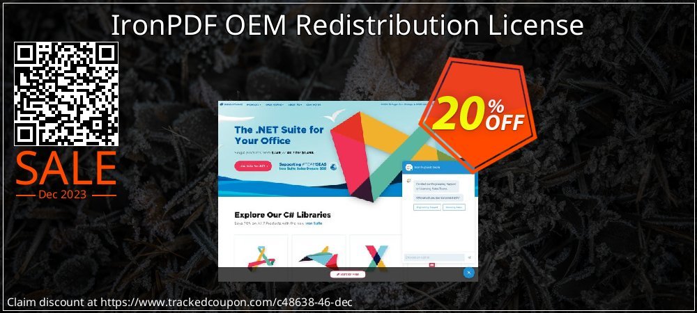 IronPDF OEM Redistribution License coupon on World Party Day offering sales