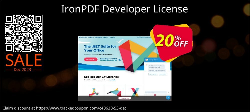 IronPDF Developer License coupon on Constitution Memorial Day offering discount