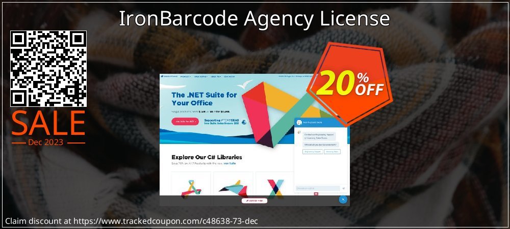 IronBarcode Agency License coupon on Constitution Memorial Day super sale