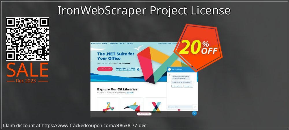IronWebScraper Project License coupon on April Fools' Day sales