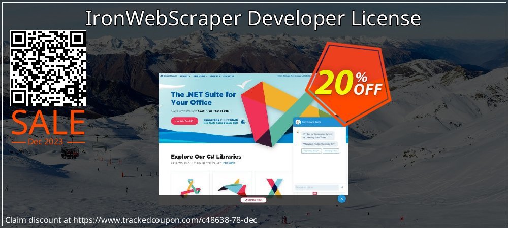 IronWebScraper Developer License coupon on Easter Day deals