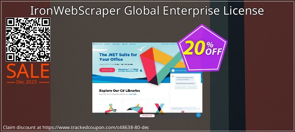 IronWebScraper Global Enterprise License coupon on National Walking Day discount