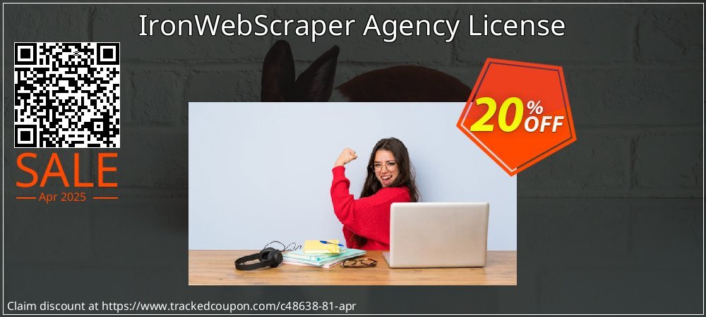 IronWebScraper Agency License coupon on World Party Day offering discount