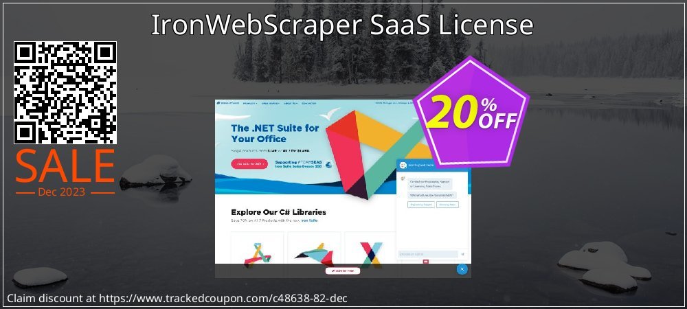 IronWebScraper SaaS License coupon on April Fools' Day offering sales