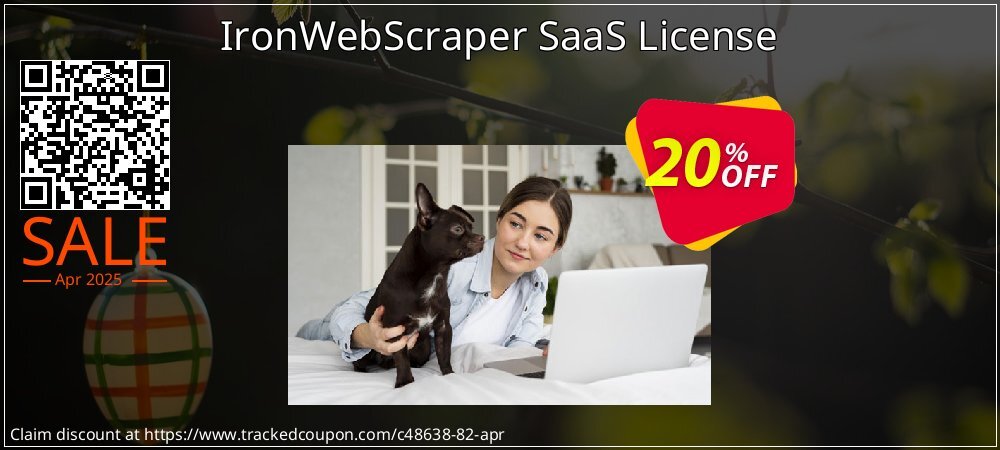 IronWebScraper SaaS License coupon on April Fools' Day offering sales