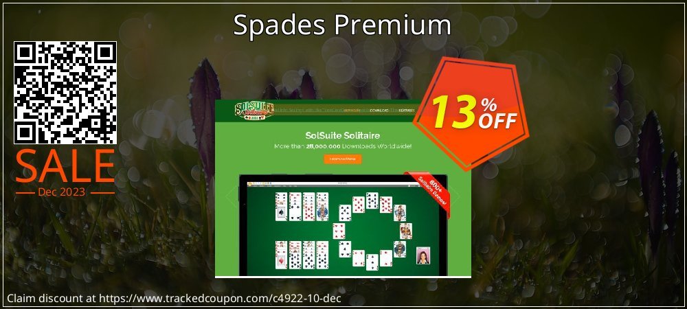 Spades Premium coupon on World Smile Day promotions