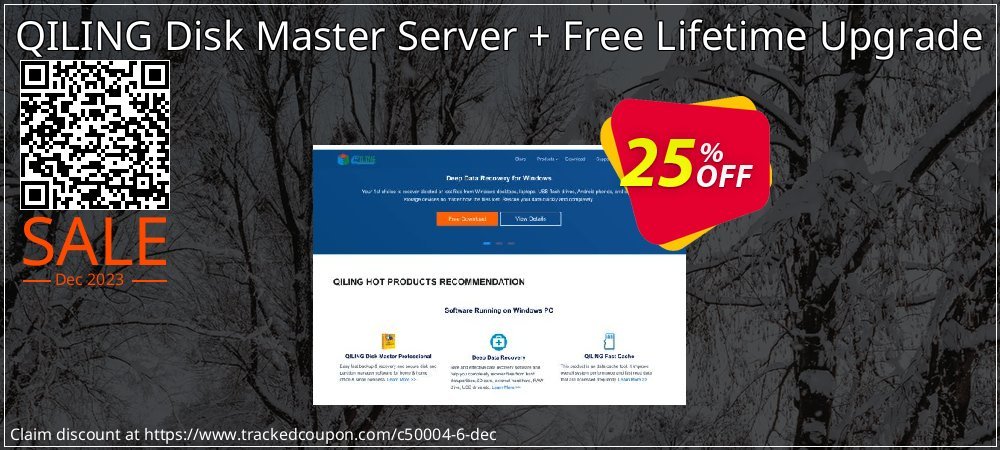 QILING Disk Master Server + Free Lifetime Upgrade coupon on New Year's eve discounts
