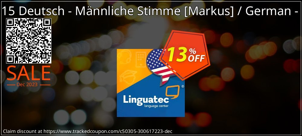 Voice Reader Home 15 Deutsch - Männliche Stimme  - Markus / German - Male voice  - Markus  coupon on Virtual Vacation Day offer