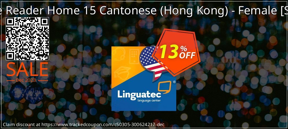Voice Reader Home 15 Cantonese - Hong Kong - Female  - Sin-Ji  coupon on Working Day offering sales