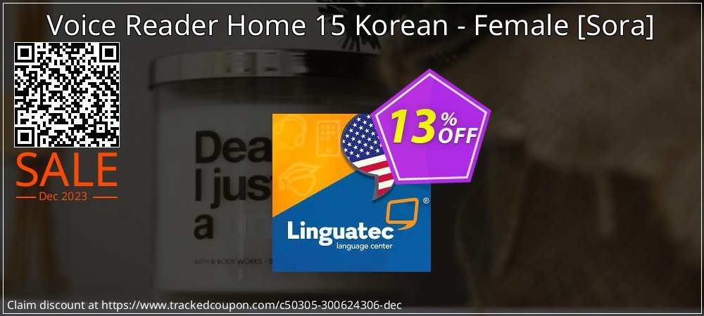 Voice Reader Home 15 Korean - Female  - Sora  coupon on National Loyalty Day offering discount