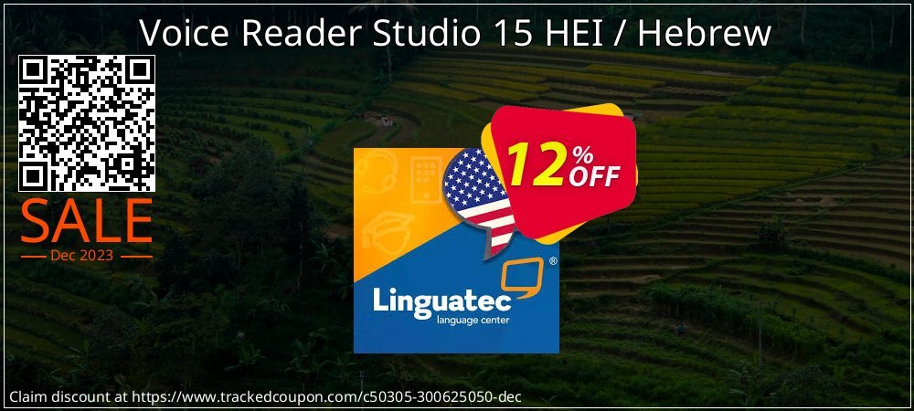 Voice Reader Studio 15 HEI / Hebrew coupon on National Walking Day sales