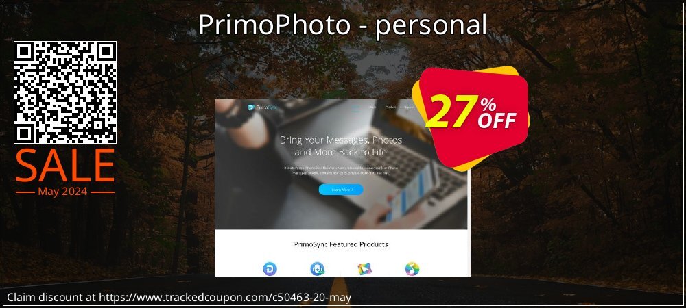 PrimoPhoto - personal coupon on National Walking Day offering discount